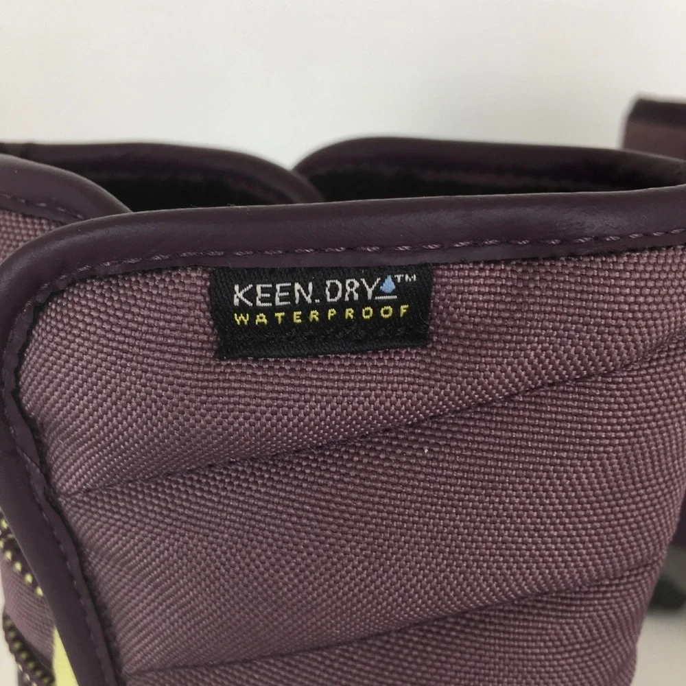 Keen Girls Purple Puffrider Keen-Dry Waterproof Insulated Winter Snow Boots Sz10 - Picture 5 of 12